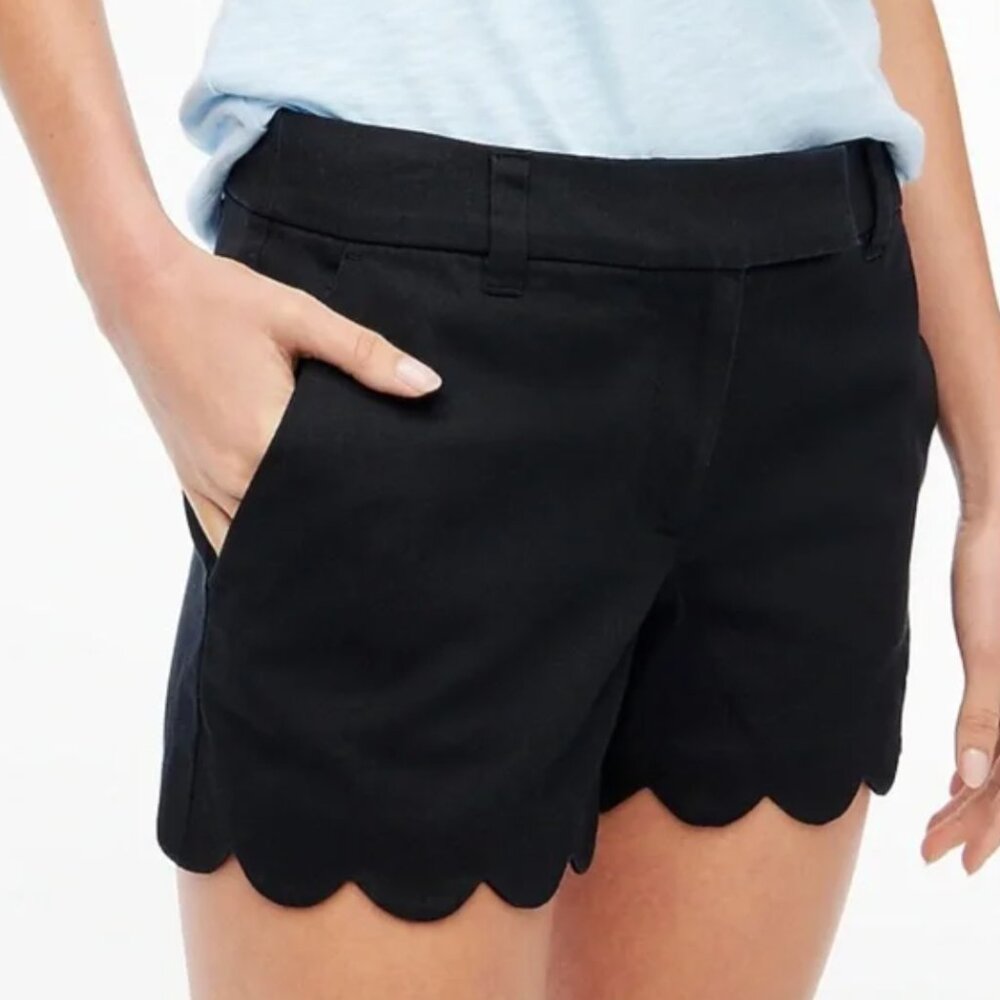 J Crew Factory Scooped Shorts 4” inseam